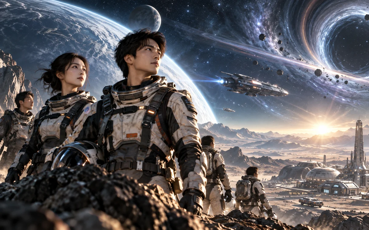 红果AI短剧 - 深空星火海报